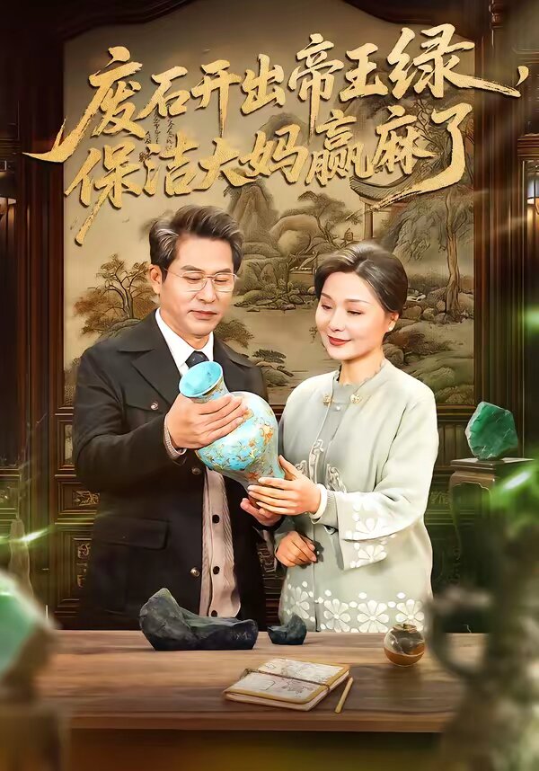废石开出帝王绿保洁大妈赢麻了（蓝光）